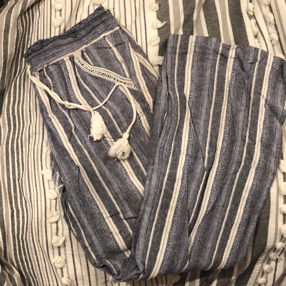 Bohemian tassel beach pants